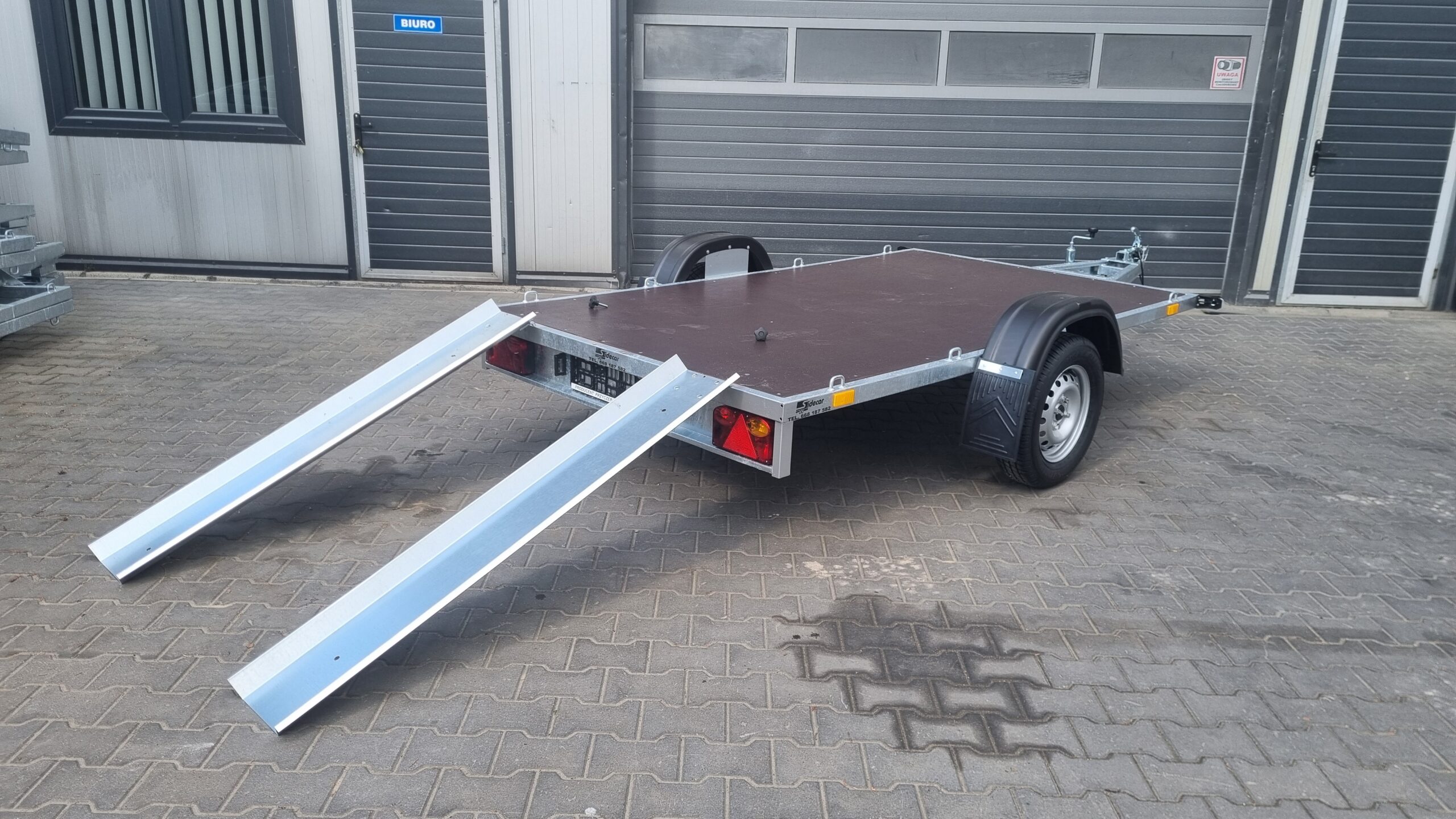 Przyczepka platforma SIDECAR 280x156 750 kg – jednoosiowa - obrazek 3
